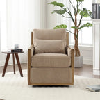 Camel Modern 26.8 Swivel Barrel Chair
