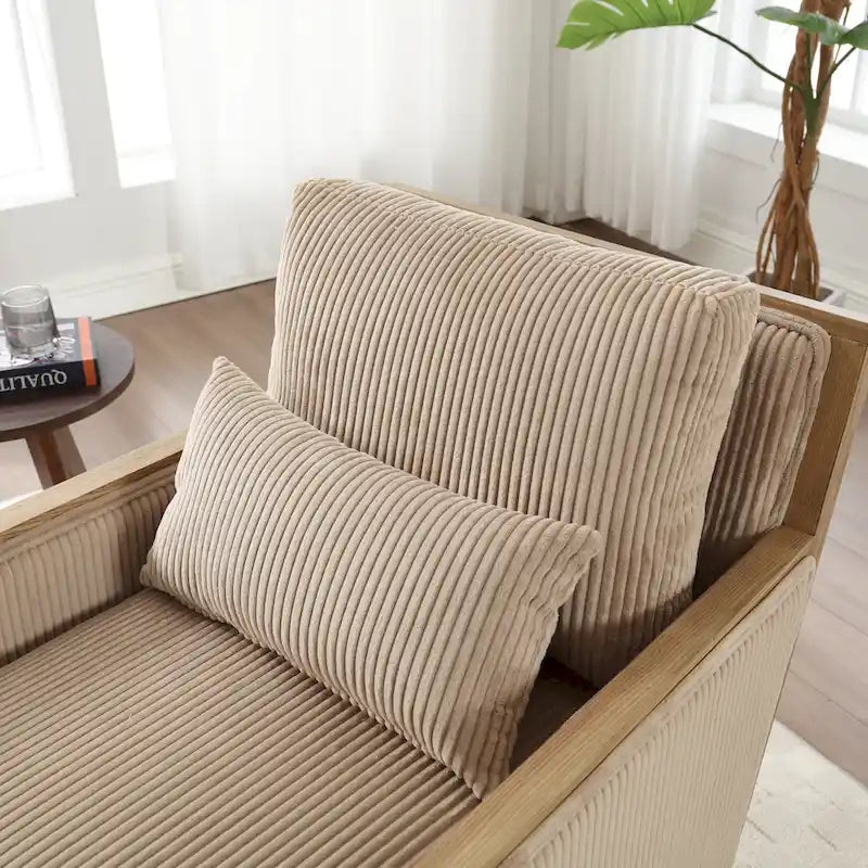 Camel Modern 26.8 Swivel Barrel Chair