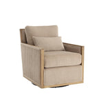 Camel Modern 26.8 Swivel Barrel Chair