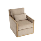 Camel Modern 26.8 Swivel Barrel Chair