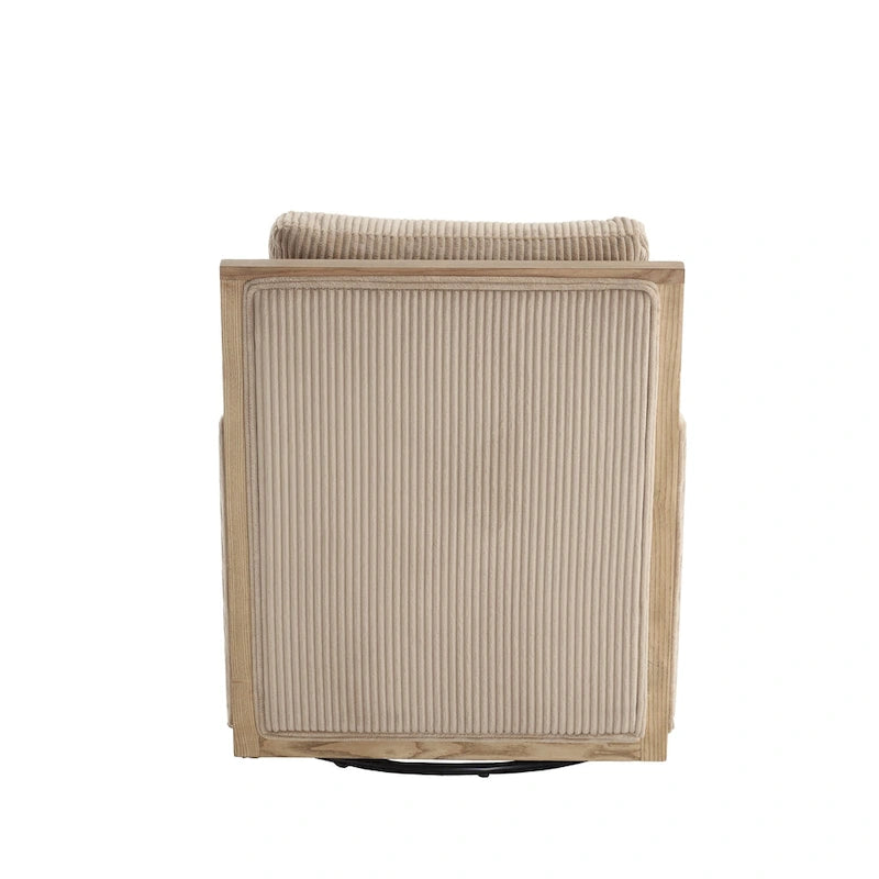 Camel Modern 26.8 Swivel Barrel Chair