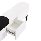 67.7-76.4Extendable TV Stand for TVs up to 75 Inches,Entertainment Center Media Console with 3 Drawers,Metal Adjustable Legs