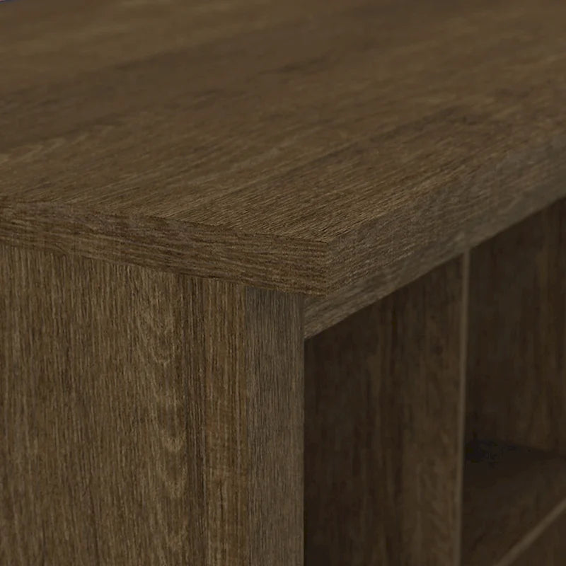 Woodland 24W Small Shoe Bench with Shelves by Bush Furniture