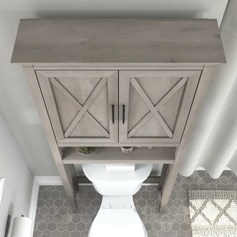 Key West Over The Toilet Storage Cabinet by Bush Furniture