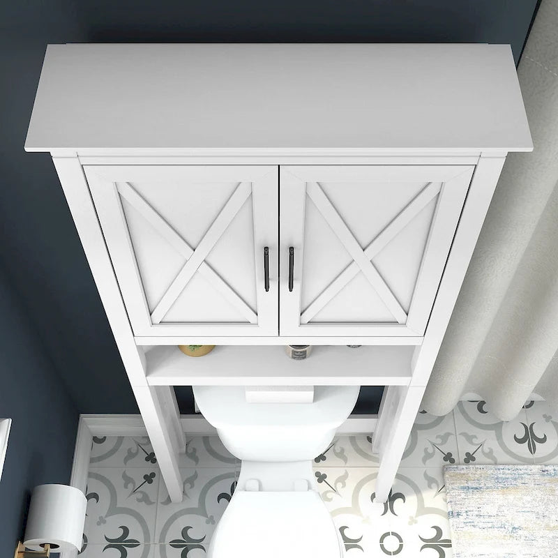 Key West Over The Toilet Storage Cabinet by Bush Furniture