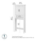 Key West Over The Toilet Storage Cabinet by Bush Furniture