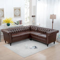 Christopher Knight Home - Clayton Luxurious Sectional Sofa with PU Leather