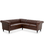 Christopher Knight Home - Clayton Luxurious Sectional Sofa with PU Leather