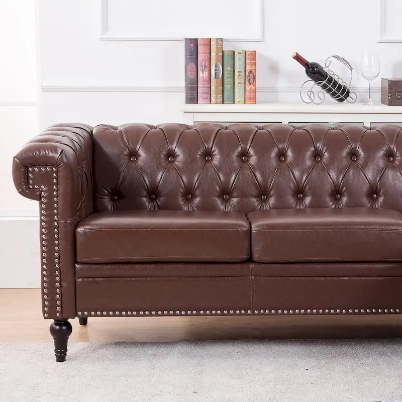 Christopher Knight Home - Clayton Luxurious Sectional Sofa with PU Leather