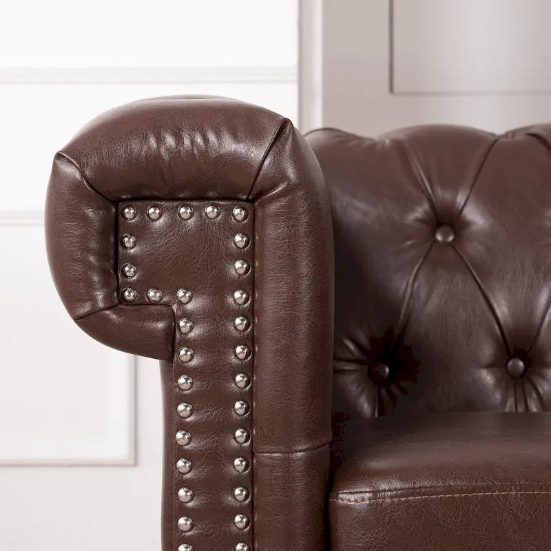 Christopher Knight Home - Clayton Luxurious Sectional Sofa with PU Leather