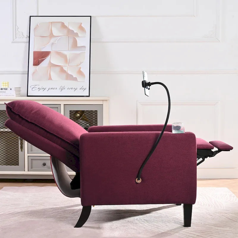 Christopher Knight Home - Mason Adjustable Recliner Sofa with Cup Holder and Convenient Storage
