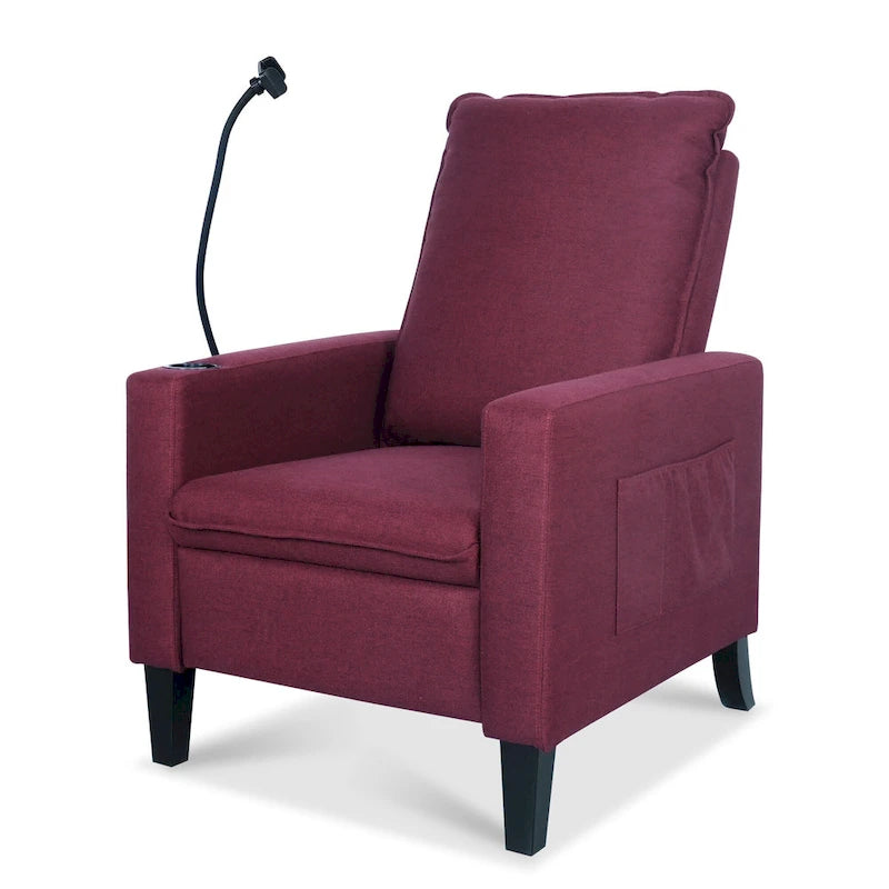 Christopher Knight Home - Mason Adjustable Recliner Sofa with Cup Holder and Convenient Storage