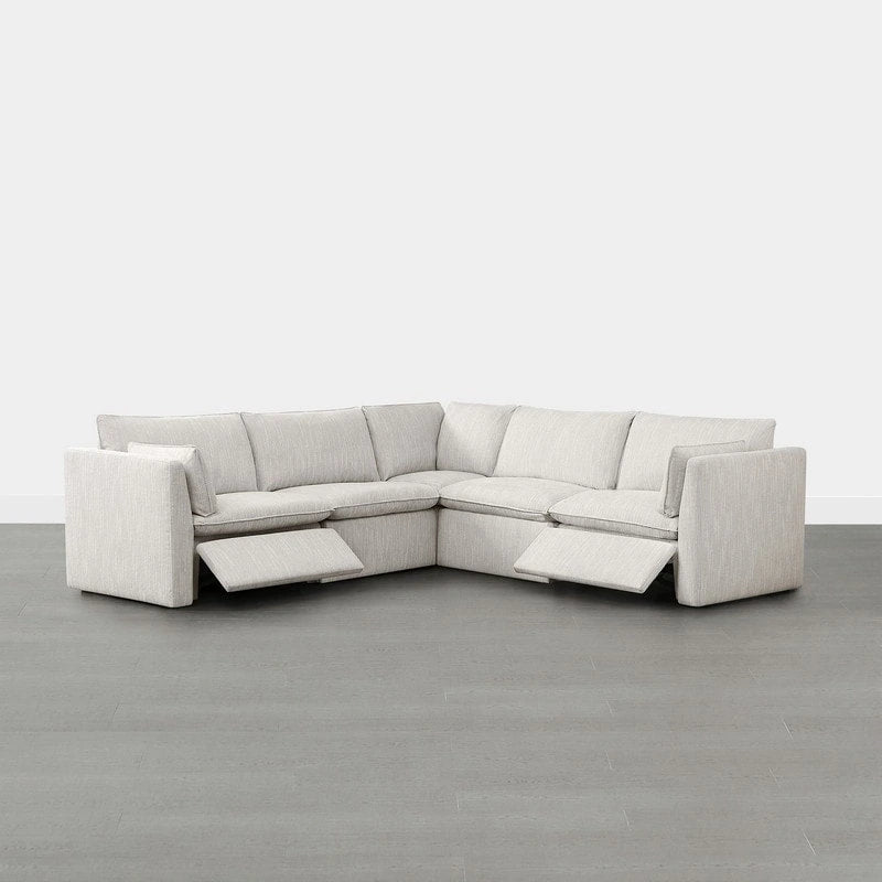 Cypress 107W Power Reclining Sectional Sofa Couch