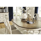 Signature Design by Ashley Realyn White/Brown 8-Piece Dining Package