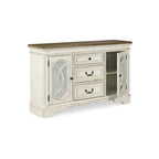 Signature Design by Ashley Realyn White/Brown 8-Piece Dining Package
