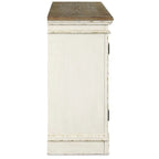 Signature Design by Ashley Realyn White/Brown 8-Piece Dining Package