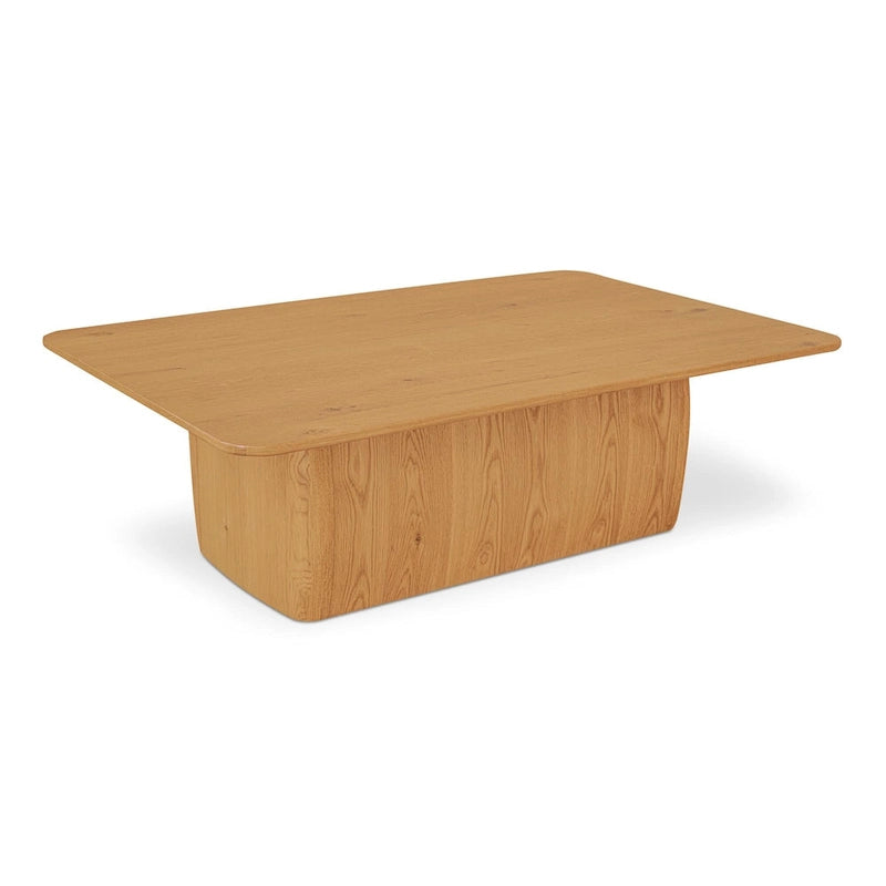 NADAAL STUDIOS Octavian, Rectangular Coffee Table With Round Corners - 55W x36D x17H