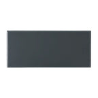 Firwood Mirror Finished Double Door Cabinet, Charcoal Grey
