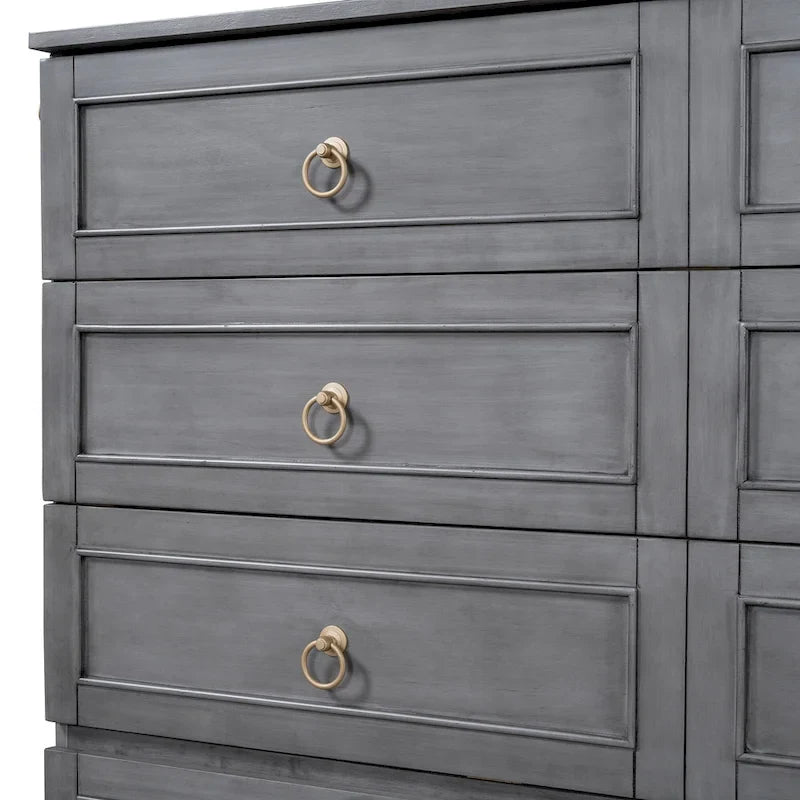 Queen Murphy Bed with Large Drawers