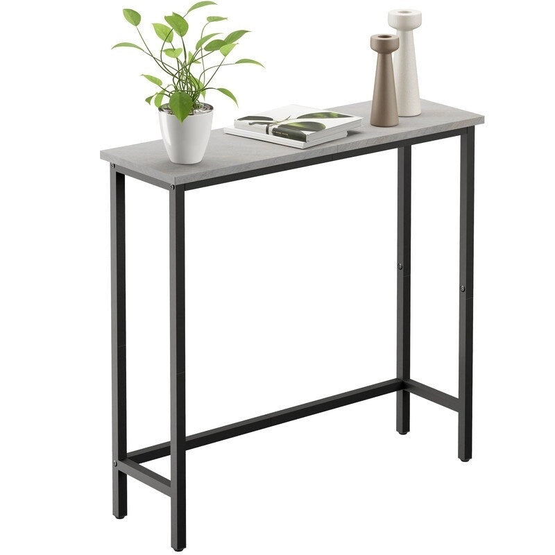 29.5 Narrow Console Table, Slim Entryway Sofa Table for Hallway, Bedroom, Living Room, or Foyer