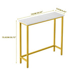 29.5 Narrow Console Table, Slim Entryway Sofa Table for Hallway, Bedroom, Living Room, or Foyer