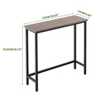 29.5 Narrow Console Table, Slim Entryway Sofa Table for Hallway, Bedroom, Living Room, or Foyer