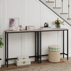 29.5 Narrow Console Table, Slim Entryway Sofa Table for Hallway, Bedroom, Living Room, or Foyer