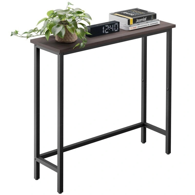 29.5 Narrow Console Table, Slim Entryway Sofa Table for Hallway, Bedroom, Living Room, or Foyer