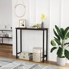 29.5 Narrow Console Table, Slim Entryway Sofa Table for Hallway, Bedroom, Living Room, or Foyer