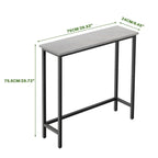 29.5 Narrow Console Table, Slim Entryway Sofa Table for Hallway, Bedroom, Living Room, or Foyer