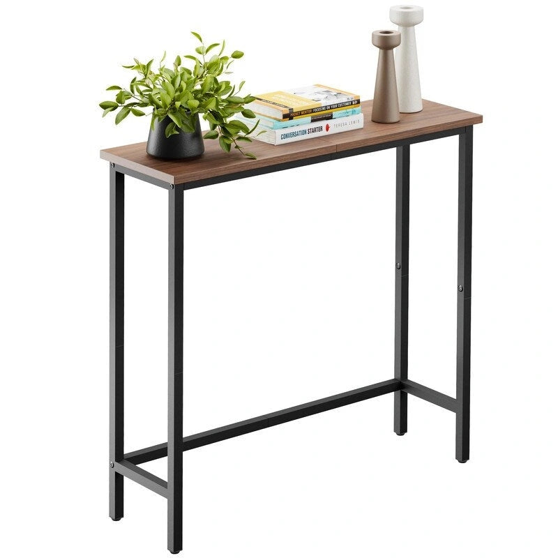 29.5 Narrow Console Table, Slim Entryway Sofa Table for Hallway, Bedroom, Living Room, or Foyer