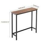 29.5 Narrow Console Table, Slim Entryway Sofa Table for Hallway, Bedroom, Living Room, or Foyer