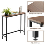 29.5 Narrow Console Table, Slim Entryway Sofa Table for Hallway, Bedroom, Living Room, or Foyer