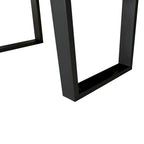 Ditmars Dark Brown Finish 84 Live Edge Dining Table by iNSPIRE Q Modern