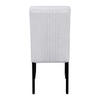 5 Pcs Wood Kitchen Table and Chair Set, 4 People Round Dining Table Set with Faux Marble Top and 4 Upholstered Chairs