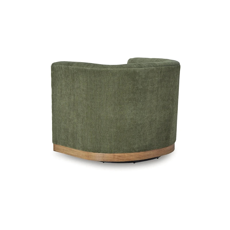 Signature Design by Ashley Jersonlow Forest Green Swivel Chair - 34 W x 31.25 D x 28.88 H