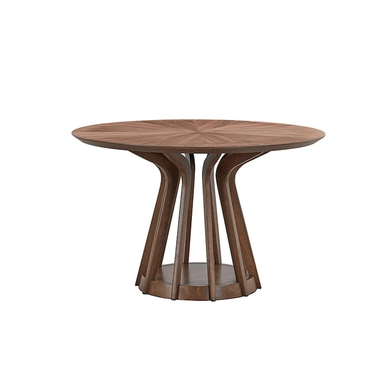 5-piece Modern Dining Table Chairs Set Kitchen Wooden Dining Table Casual Dining Table with 4 Upholstered Dining Chairs