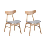 5-piece Modern Dining Table Chairs Set Kitchen Wooden Dining Table Casual Dining Table with 4 Upholstered Dining Chairs