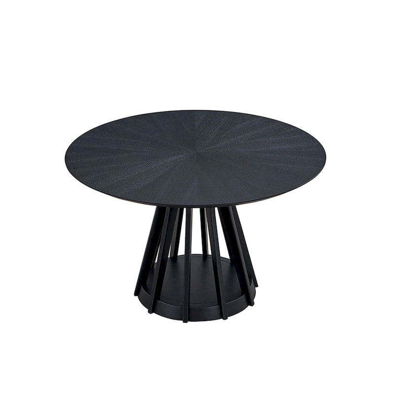 5-piece Modern Dining Table Chairs Set Kitchen Wooden Dining Table Casual Dining Table with 4 Upholstered Dining Chairs