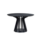 5-piece Modern Dining Table Chairs Set Kitchen Wooden Dining Table Casual Dining Table with 4 Upholstered Dining Chairs