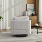 Chenille Upholstered Swivel Accent Chair for Living Room