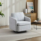 Chenille Upholstered Swivel Accent Chair for Living Room