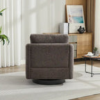 Chenille Upholstered Swivel Accent Chair for Living Room