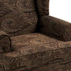 Set of 2 Elegant Living Room Wing Back Arm Chair Upholstered Accent Chair
