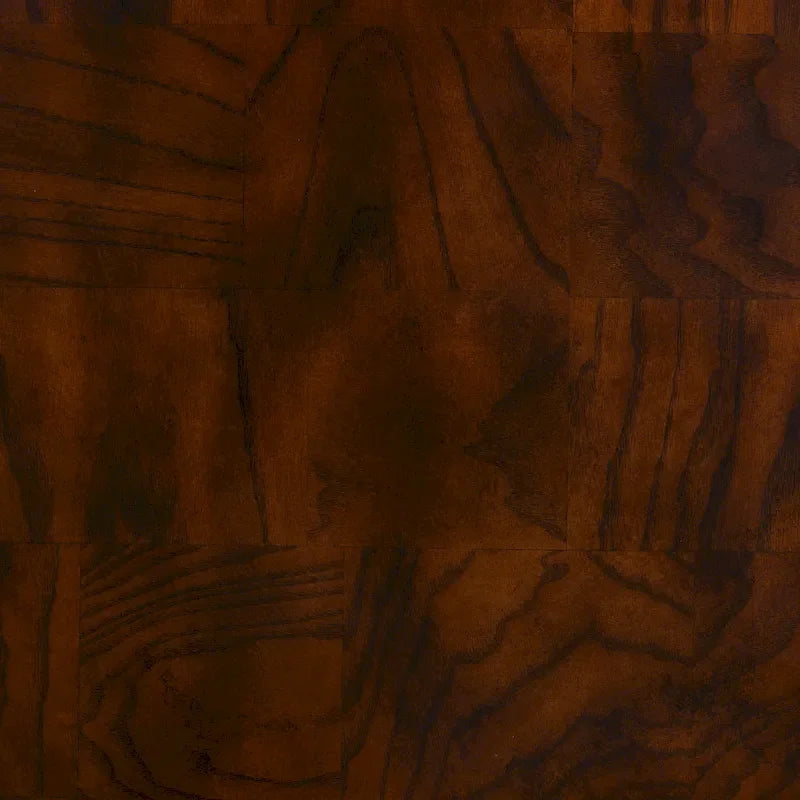 Furniture of America Eugene Traditional Dark Cherry Solid Wood Four Poster Panel Bed with Carved Details