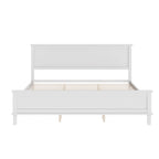 Wood Platform Bed Frame with Headboard, Wooden Panel Bed with Wood Slat Support and Under Bed Storage, No Box Spring Needed