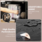 TV Stand with Storage for 50/55/60 Inch Entertainment Center, with 2 Cabinets & Shelves