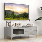 Costway Modern TV Stand for 55 TVs with Drop Down Door Cabinet 2 - See Details