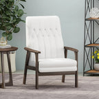 25.75 High Back Faux Leather Accent Chair