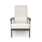 25.75 High Back Faux Leather Accent Chair